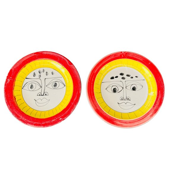 Desimone Italy Other - 2 Giovanni Desimone Pottery Italian Hand Painted plates